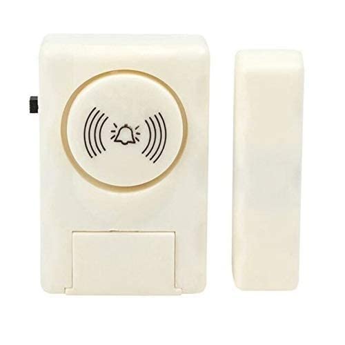 Magnetic Sensor Wireless Security Burglar Alarm System Device for Door Window Open or Entry (Open Alert Alarm) Siren System Device Anti Theft System for Home & Office by Delson Electronics