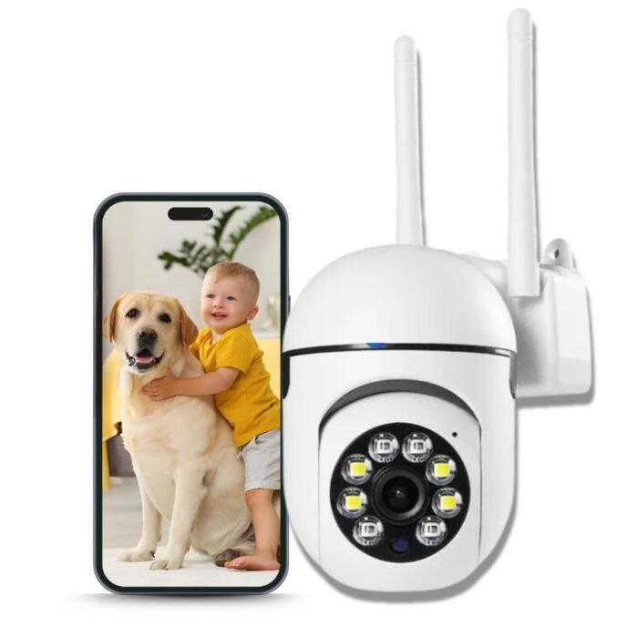 MAYUMI Outdoor Indoor Security 2 Way Talk, Color Night Vision, Motion Detection, Multi User View, Support SD Card (Up to 128GB) | Wi-Fi Indoor Camera 3MP HD Pan-Tilt Zoom CCTV Camera