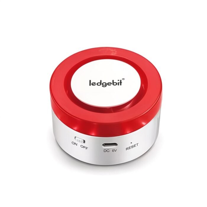 Ledgebit Smart Home Security Kit – Wi-Fi Alarm System with Motion Sensor, Door/Window Sensor, Siren, Smart Life App Compatible