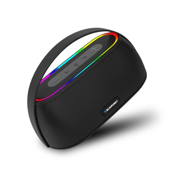 Blaupunkt Newly Launched ATOMIK Grab 20W Boombox, Unbelievable Loud & Clear Music I Portable with easy to carry handle | A perfect carry around Sound Partner for outdoors I Light Weight Grab on the GO