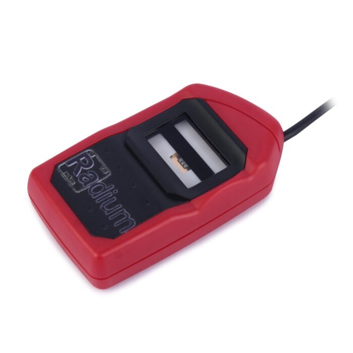 Morpho MSO 1300 E3 RD L1 | Single Fingerprint Biometric Scanner | RD Registered | Letest Version of Security System | Morpho Red & Black Device | Radium