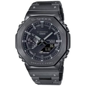 Casio G-Shock GM-B2100BD-1ADR Black IP Black Analog-Digital Dial Black IP Stainless Steel Solid Band Men's Watch Tough Solar Bluetooth G1271