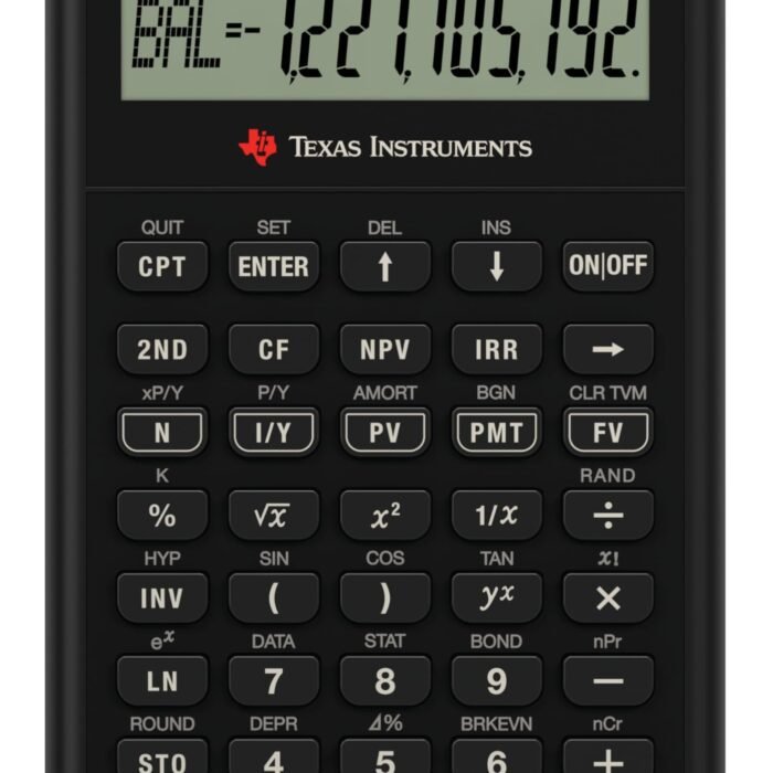 Texas Instruments BA-II Plus Professional Financial Calculator, Silver
